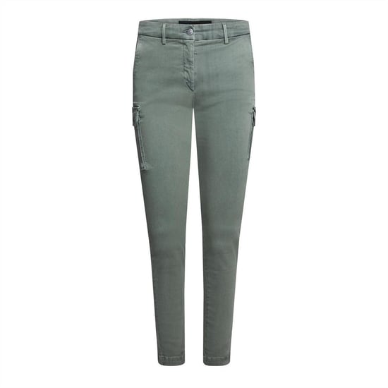 Replay Slim-fit jeans van katoenmix voor dames (Groen) - Image 1