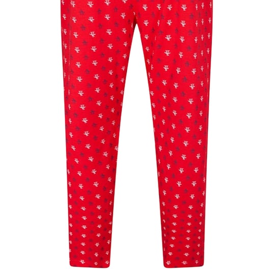 Original Penguin Heren Jersey All Over Logo Pyjama Broek (Rood) - Image 3