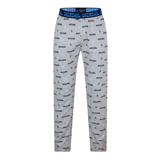 Original Penguin Herenpyjama-broek met ‘Wordmark Regular’-opdruk (Grijs) - Image 1