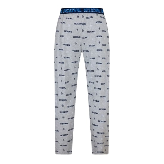 Original Penguin Herenpyjama-broek met ‘Wordmark Regular’-opdruk (Grijs) - Image 2
