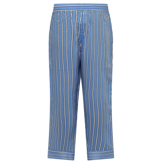 Hugo Kleo Lyocell-pyjamasbyxor med ränder för kvinnor/damer (Blå) - Image 2