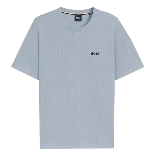 Boss Wafelpyjama-top voor heren (Blauw) - Image 2