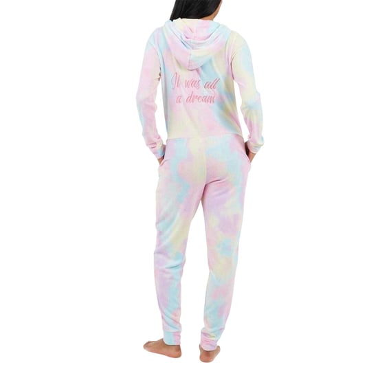 Brave Soul Dames It Was All A Dream Tie-Dye Slim All-In-One-nachtkleding (Pastel Roze) - Image 3