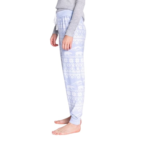PJ Salvage Sneeuwvlok-pyjamabroek voor dames (Lichtblauw) - Image 3