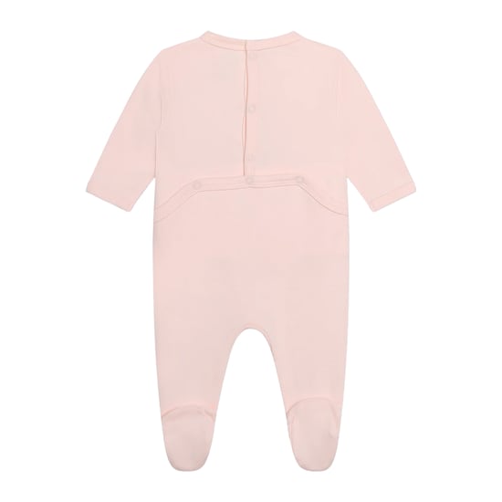 Carrement Beau Slaappakje met ronde hals en lange mouwen met print voor babymeisjes (Abrikoos) - Image 2