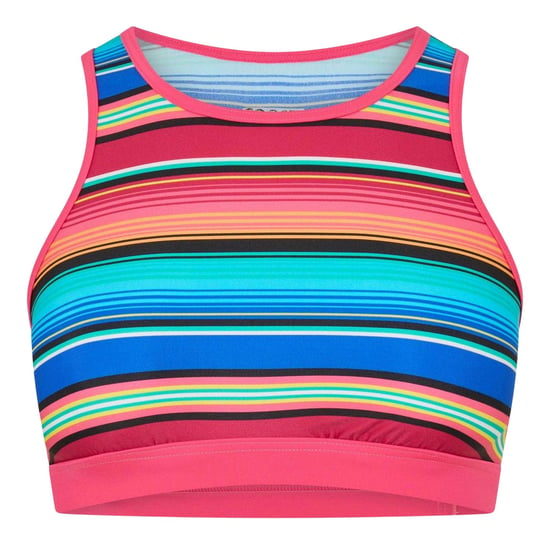 Zoggs Gestreepte crop-top voor dames (Veelkleurig) - Image 2