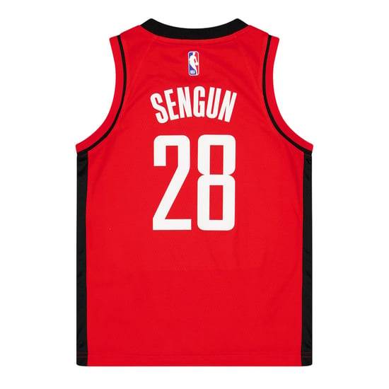 Nike Sengun Houston Rockets basketbalshirt voor kinderen (Universiteitsrood) - Image 2