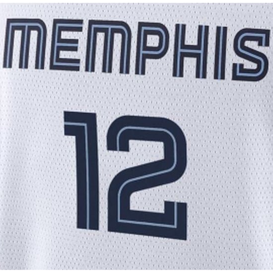 Nike Basketbalshirt voor kinderen van Ja Morant van de Memphis Grizzlies (Wit) - Image 3