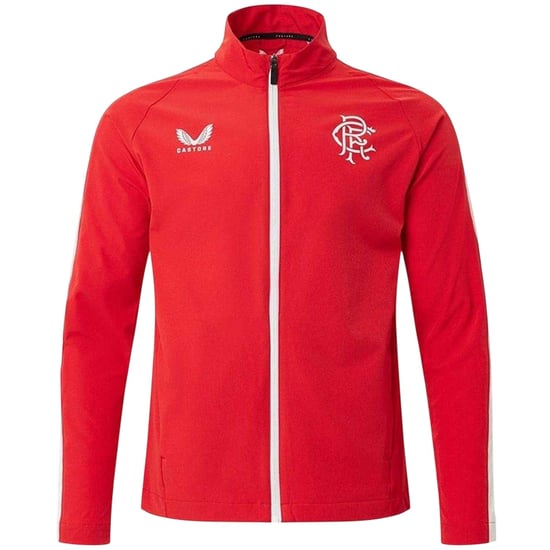 Castore Heren Rangers FC Lange Mouwen Track Jacket (Rood) - Image 1