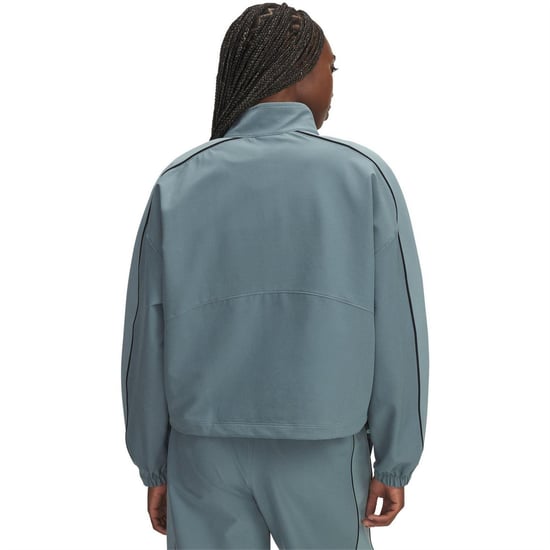 Under Armour Womens/Ladies Rival Colour Block Track Jacket (Blue) - Image 2