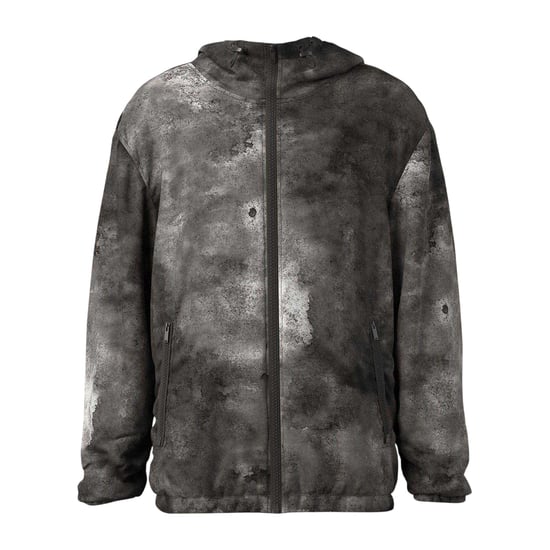 Diesel Heren Marmerlook Bomberjack (Grijs) - Image 1