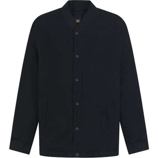Lyle & Scott Mens Collared Bomber Jacket (Dark Navy) - Image 1