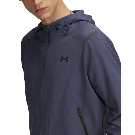 Under Armour Heren Onstuitbare Icon Prestatiejack (Grijs) - Image 3