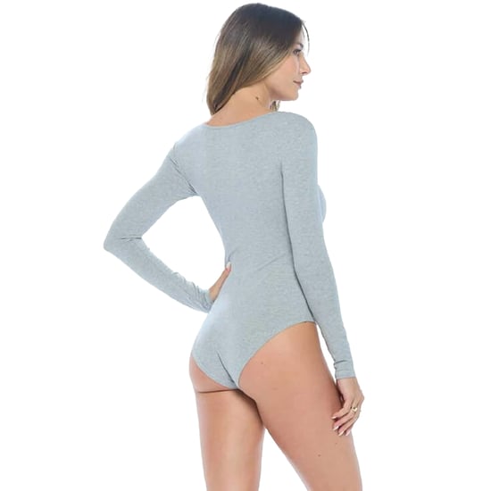 Brave Soul Dames/Dames Bodysuit (Grijs Marl Marl) - Image 3