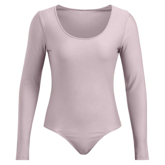 Under Armour Vanish bodysuit met ronde hals en lange mouwen voor dames (Grijs) - Image 2
