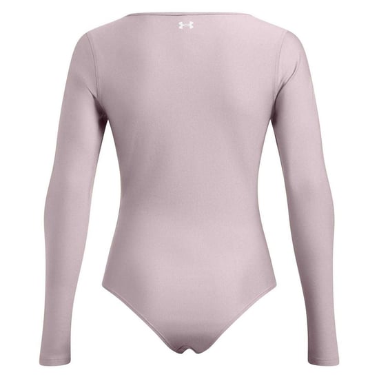 Under Armour Vanish bodysuit met ronde hals en lange mouwen voor dames (Grijs) - Image 3