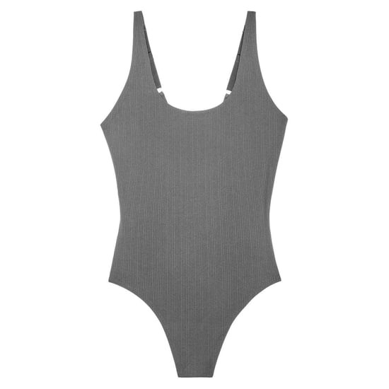 Wolford Dames/Dames Rib Gebreide Bodysuit (Rook) - Image 1