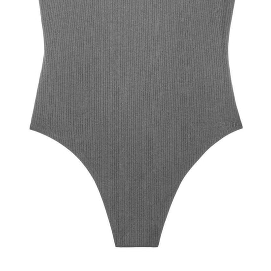 Wolford Dames/Dames Rib Gebreide Bodysuit (Rook) - Image 3