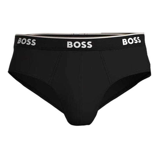 Boss Heren Premium Katoenen Slips (Verpakking van 3) (Zwart) - Image 2
