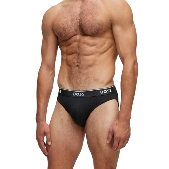 Boss Heren Premium Katoenen Boxers (Verpakking van 3) (Zwart/Wit/Grijs) - Image 2