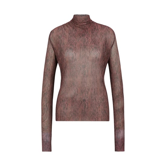 Boss Emata Mock Neck Slim Top, dam/dam (Marmor) - Image 2