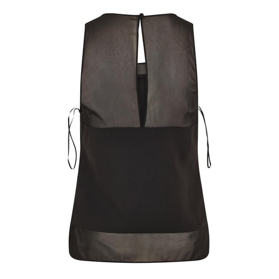Ted Baker Dames/Dames Paneel Mouwloos Topje (Zwart) - Image 2