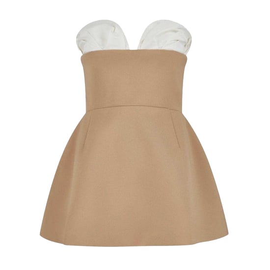Odd Muse Dames/Dames Bardot Top (Kameel) - Image 2