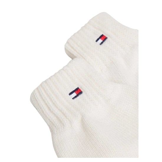 Tommy Hilfiger Kinder/Kids Gebreide Vlag Logo Handschoenen (Wit) - Image 3