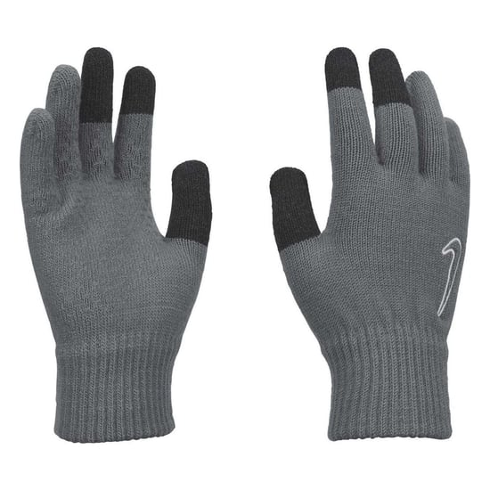 Nike Unisex Adult Tech and Grip Touch Screen Knitted Gloves (Grey/Black) - Image 1