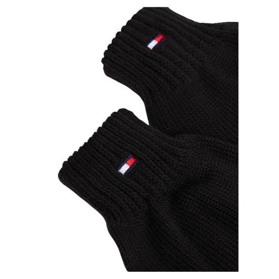 Tommy Hilfiger Kinder/Kids Gebreide Vlag Logo Handschoenen (Zwart) - Image 2