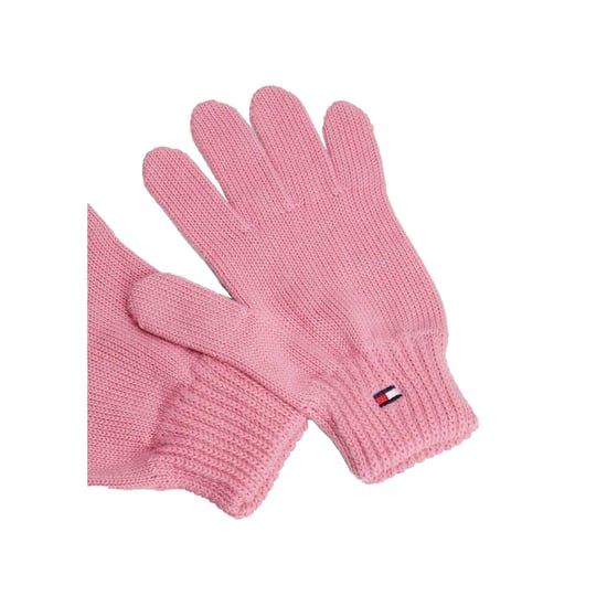 Tommy Hilfiger Kinder/Kids Gebreide Vlag Logo Handschoenen (Roze) - Image 2