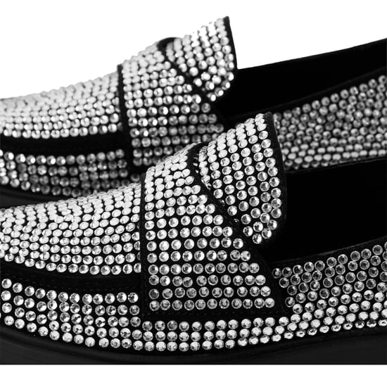 Steve Madden Womens/Ladies Trifecta Heeled Mules (Silver) - Image 4