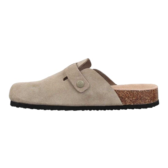 Jack Wills Leren muiltjes voor dames (Taupe) - Image 3