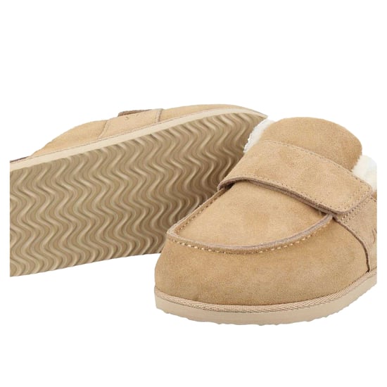 Jack Wills Womens/Ladies Suede Mule Slippers (Sand) - Image 4