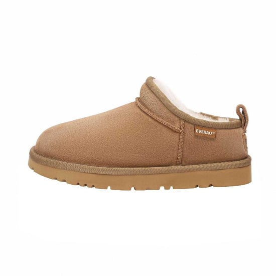 EverAu Platte suède pantoffels voor dames (Kastanje) - Image 3