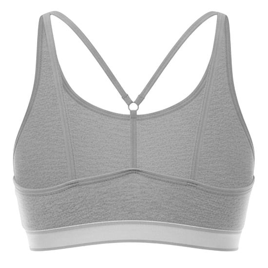 Reebok Sport-BH med logotyp för dam/damer (Grått) - Image 2