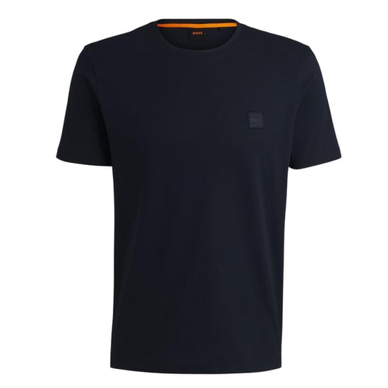 Boss Mens Orange Premium Cotton T-Shirt (Navy) - Image 2