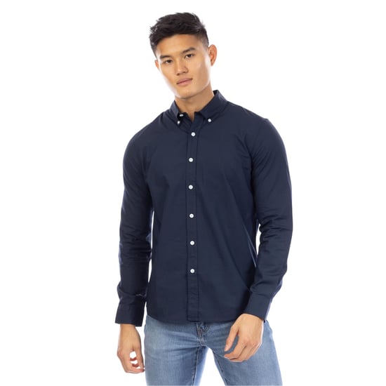 Peter Werth Heren Regular Shirt Met Lange Mouwen (Marine) - Image 2