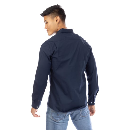 Peter Werth Heren Regular Shirt Met Lange Mouwen (Marine) - Image 3