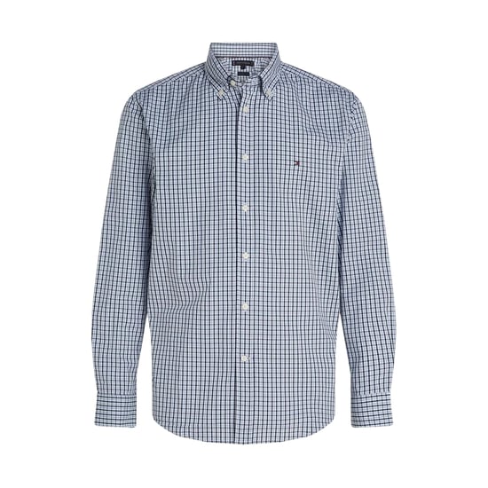 Tommy Hilfiger Geruit herenoverhemd met lange mouwen (Zoetblauw) - Image 2