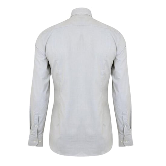 Boss Heren Overhemd met Spread Collar en Lange Mouwen (Lichtgrijs) - Image 2