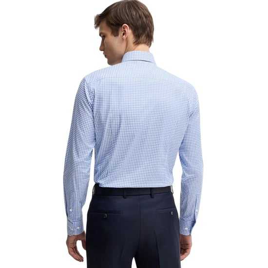 Boss H-Hank-overhemd voor heren (Pastelblauw) - Image 3