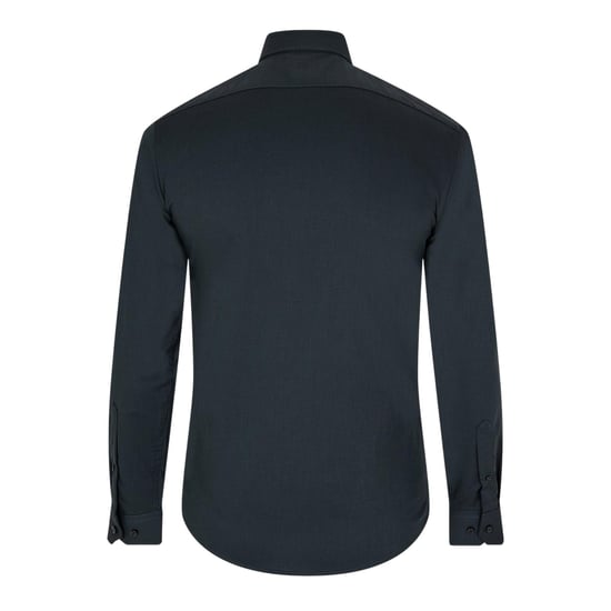 Jack And Jones Mens Parker Slim Long-Sleeved Shirt (Darkest Spruce) - Image 3