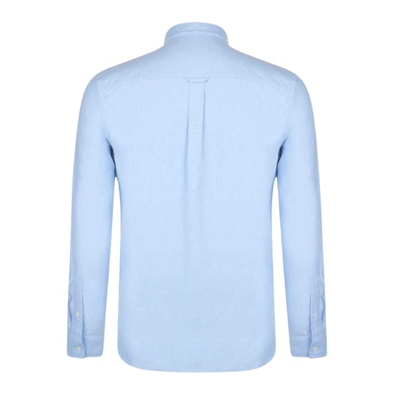 Lyle & Scott Heren Geborduurd Logo Oxford Overhemd (Riviera) - Image 2