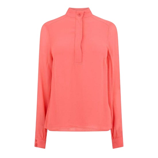 Ted Baker Dames/Dames Kraagloos Relaxed Fit Overhemd (Koraal) - Image 1