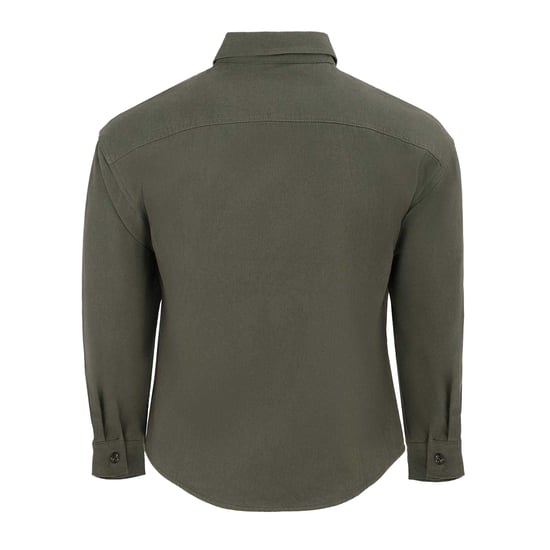 Firetrap Heren-shirt met logo, dik, met lange mouwen (Grijs) - Image 2