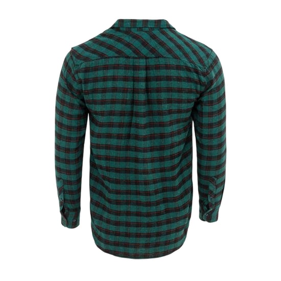Firetrap Herengeruite overhemd (Groen, Zwart) - Image 2