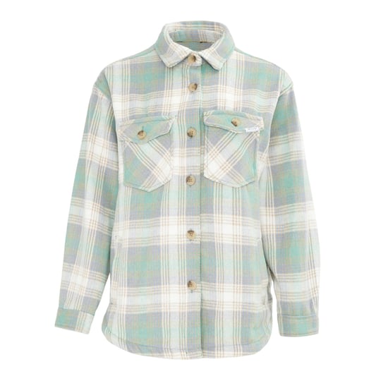 Miso Womens/Ladies Plaid Polyester Shirt (Green) - Image 1