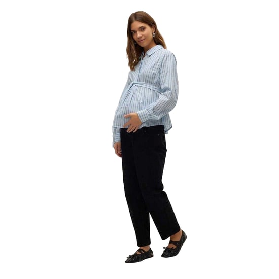 Mamalicious Zwangerschapsshirt met verticale strepen voor dames (Sneeuwwitje) - Image 5