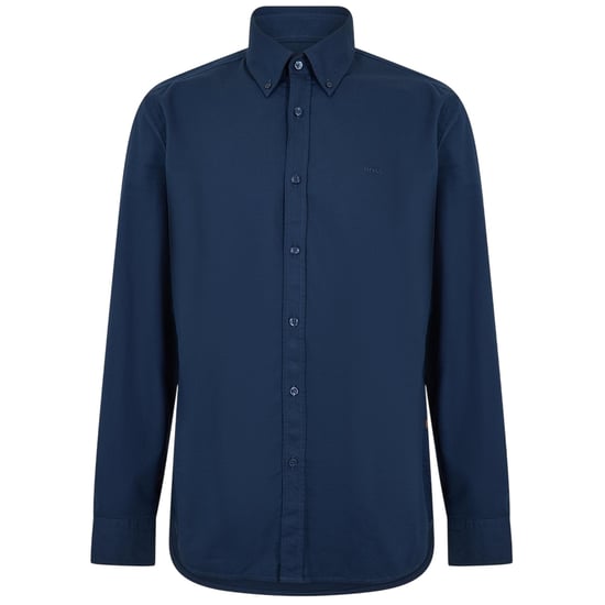 Boss Rickert Oxford-overhemd met lange mouwen voor heren (Blauw) - Image 1